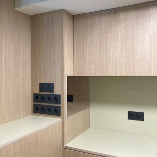 Vue sur l'espace cuisine Maison de retraite Protestante, agencement R+1